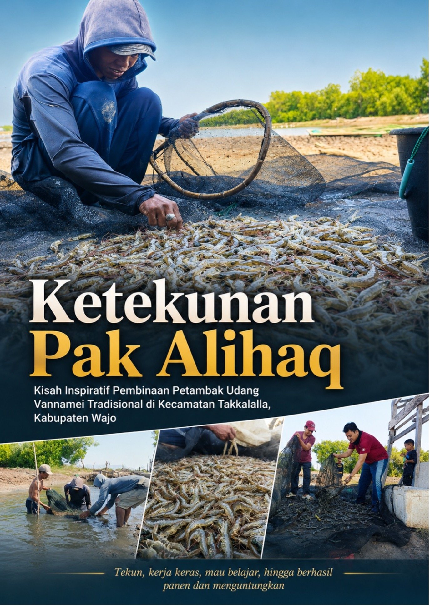 Ketekunan Pak Alihaq: Dari Tambak Tradisional Menuju Panen yang Menguntungkan