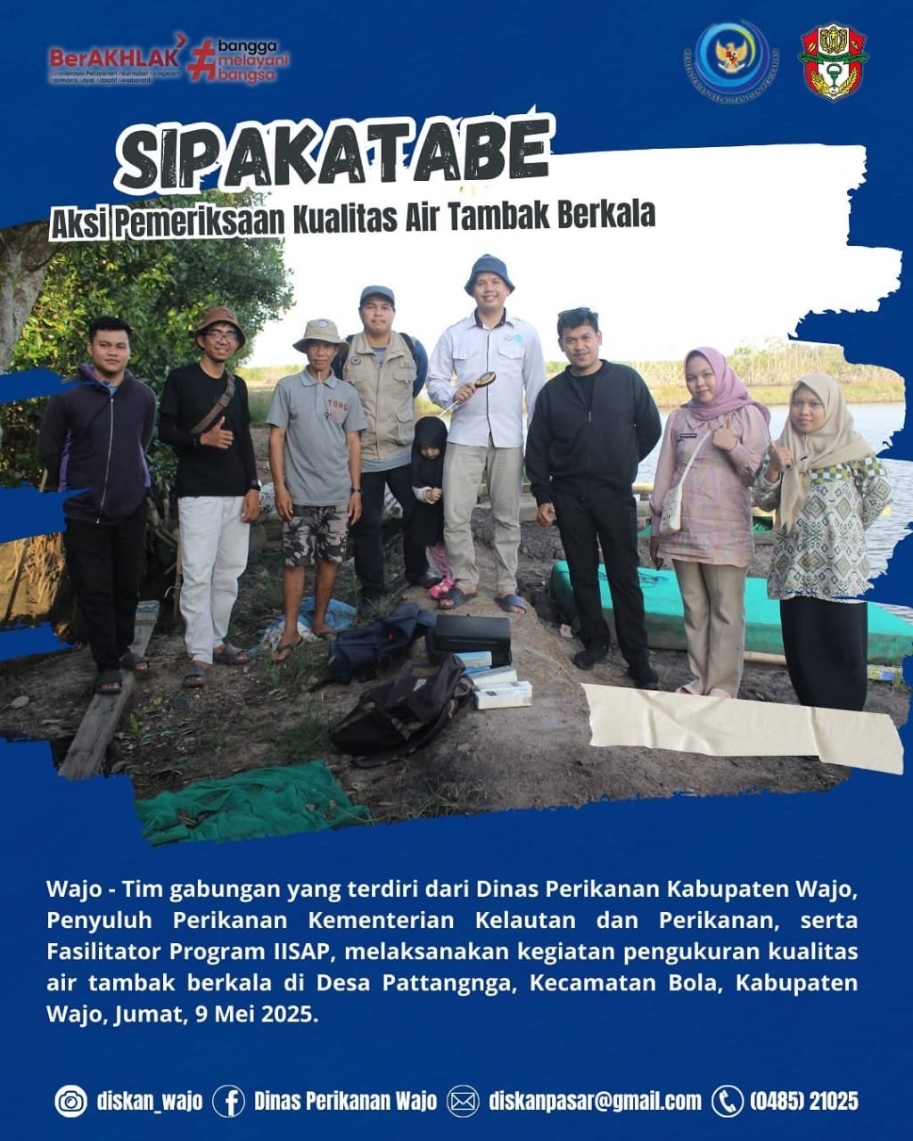 Wajo Gelas Sipakatabe untuk peningkatan budidaya perikanan berkelanjutan