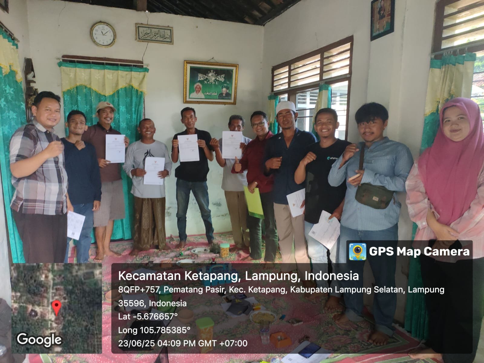 Tim Fasilitator Dampingi Pokdakan Penerima Program IISAP di Ketapang Lampung Selatan dalam Pembuatan NIB