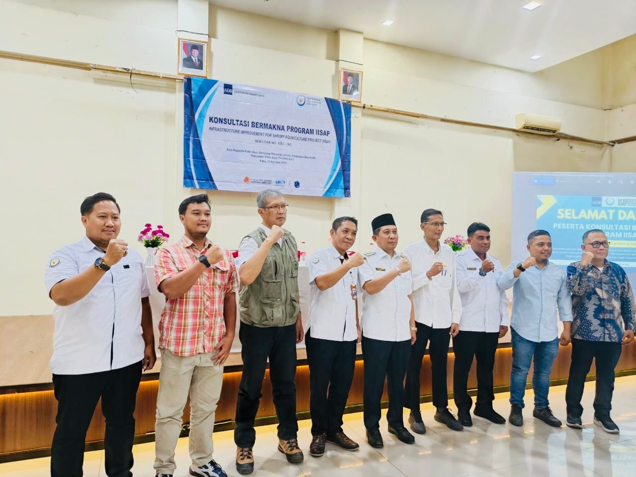 Bupati Pidie Jaya Kukuhkan Komitmen IISAP dalam Kegiatan Konsultasi Bermakna: Membangun Sinergi Menuju Budidaya Udang Berkelanjutan